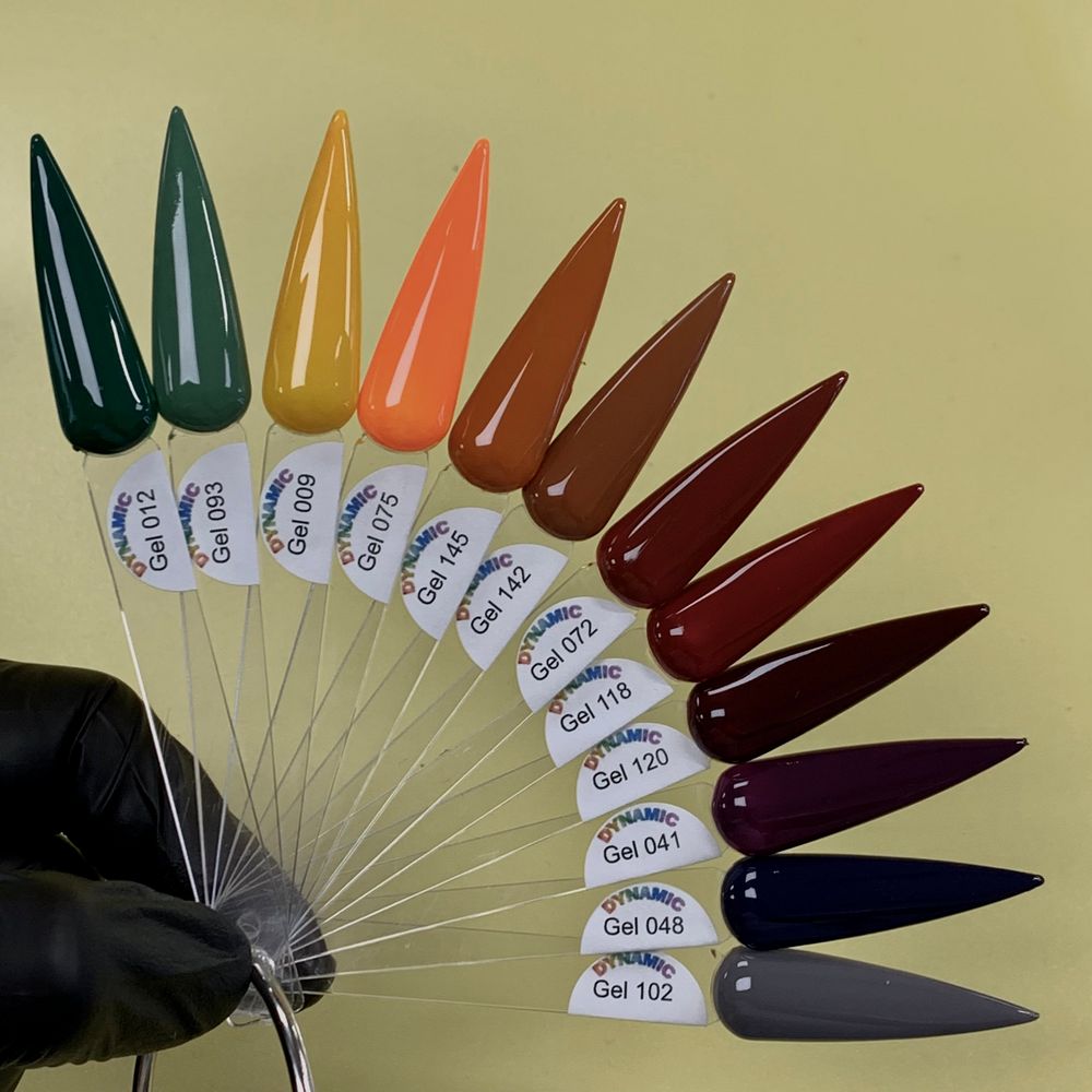 Fall gel polish bottles on display - 4