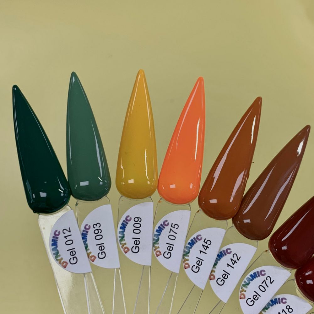 Fall gel polish bottles on display - 5