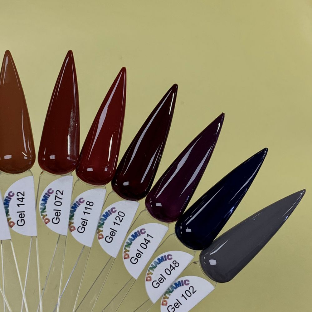Fall gel polish bottles on display - 6