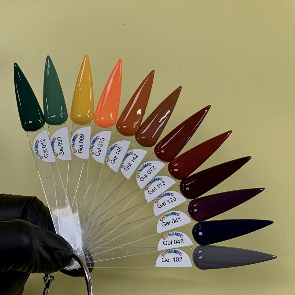 Fall gel polish bottles on display - 7