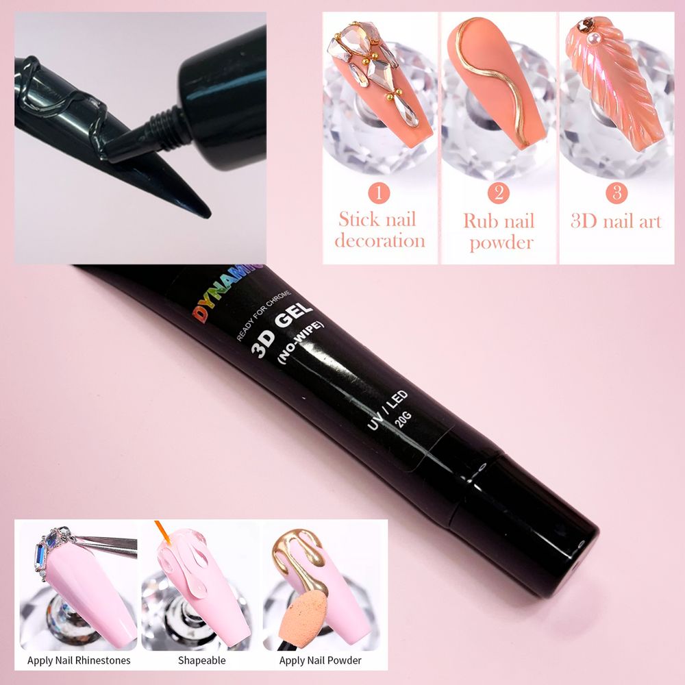 clear 3d gel tube - 5