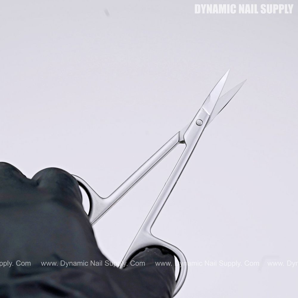 curved cuticle scissors stainless - 3
