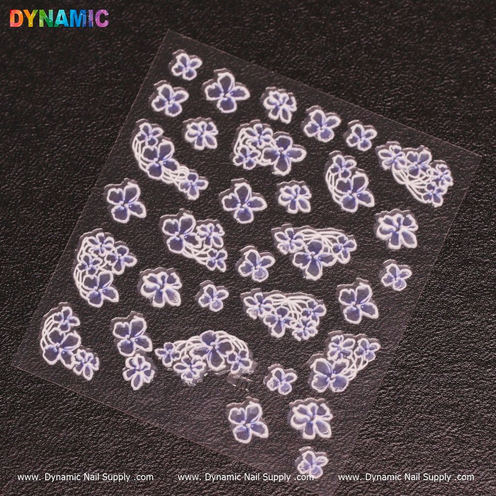 flower nail stickers pack - 2