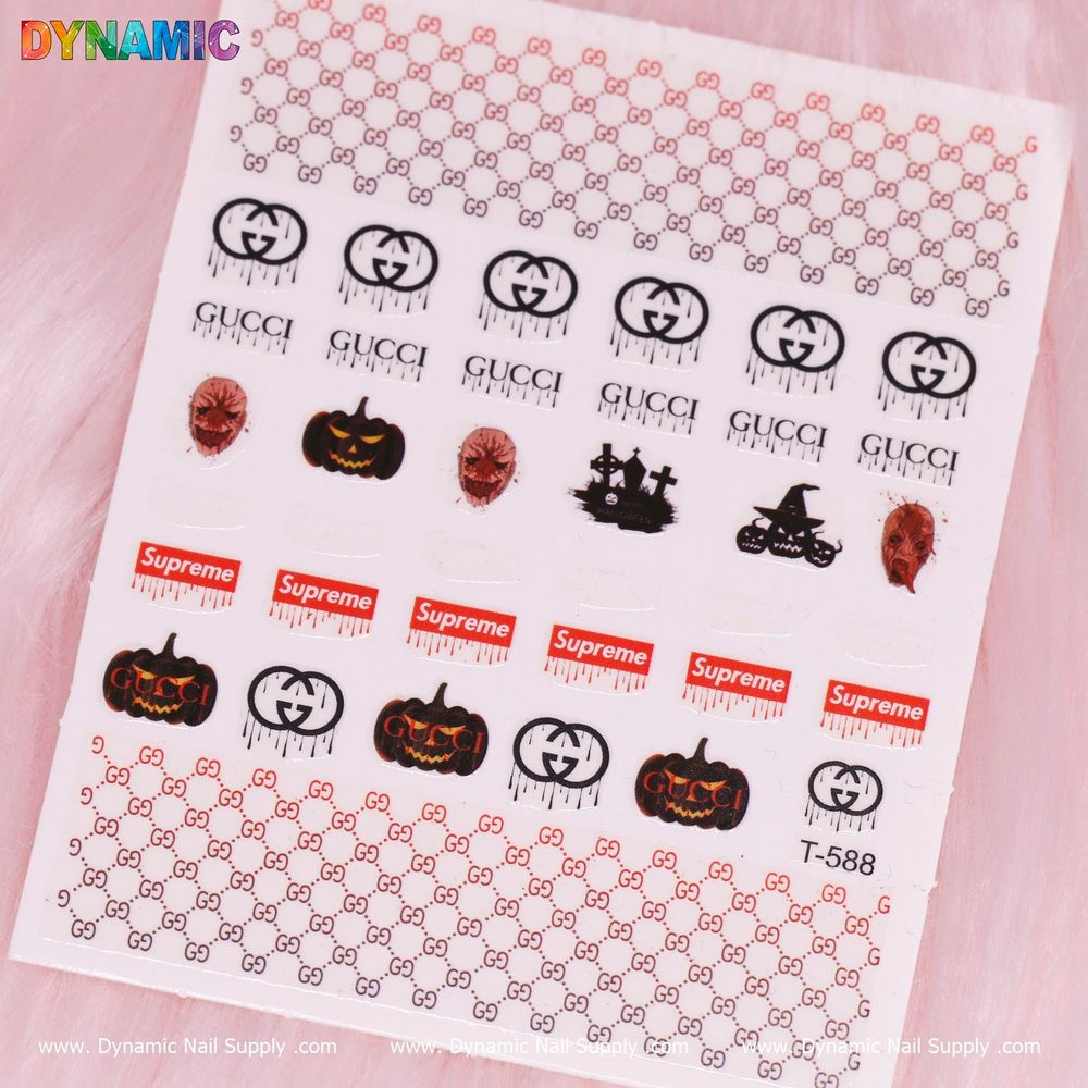 Luxury Halloween Nail Stickers for Salon Service Flow