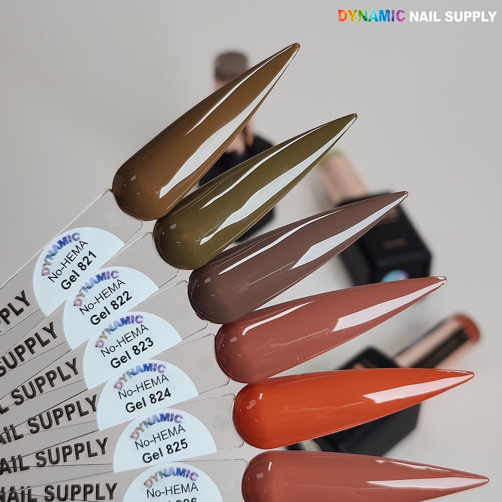 No-HEMA gel polish bottles display - 2