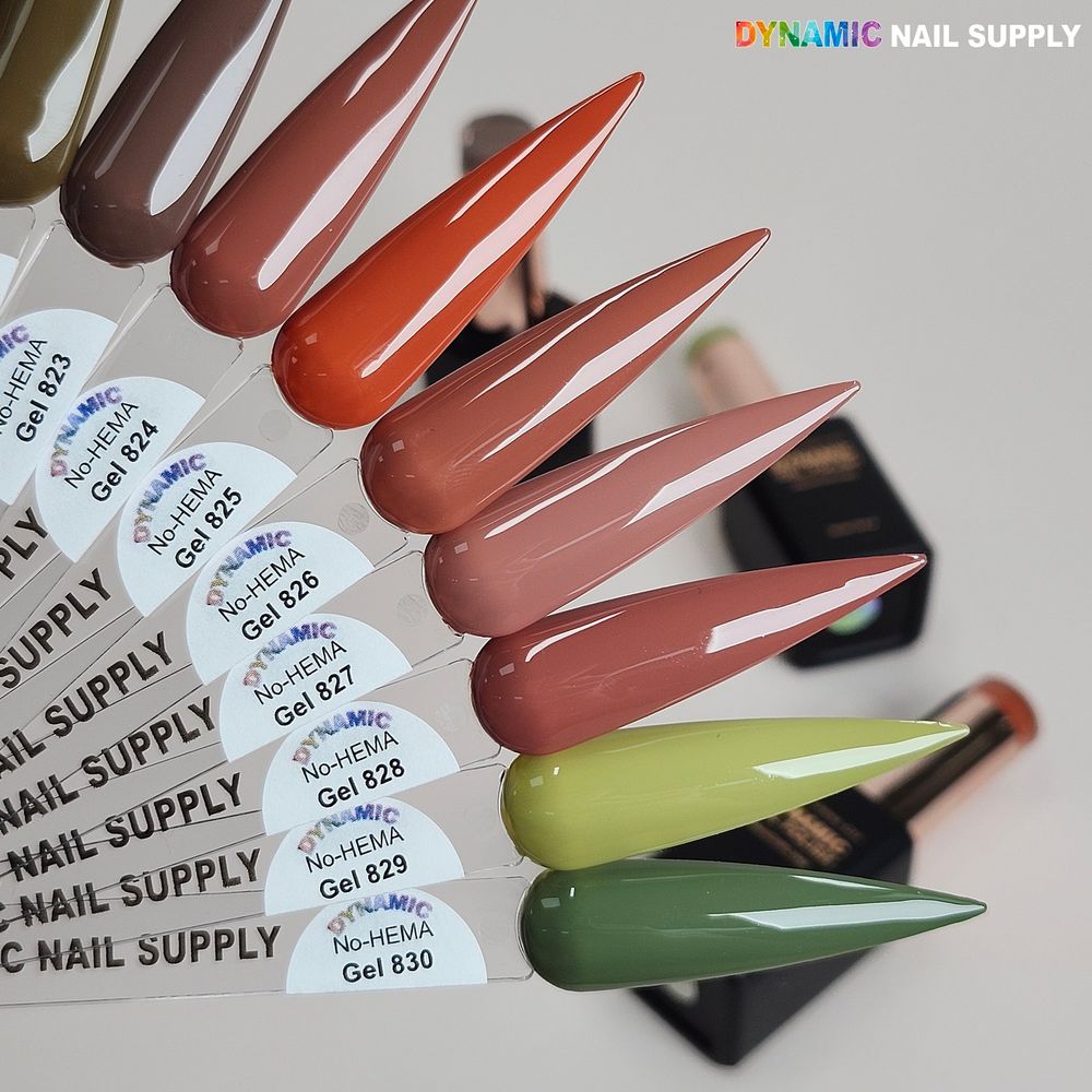 No-HEMA gel polish bottles display - 3