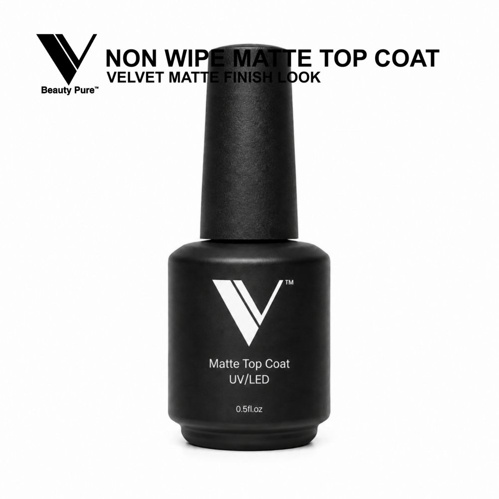 V Beauty Pure matte top coat bottle - 2