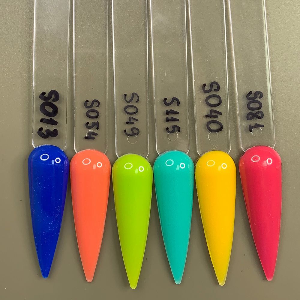 Summer collection acrylic dip powders - 2