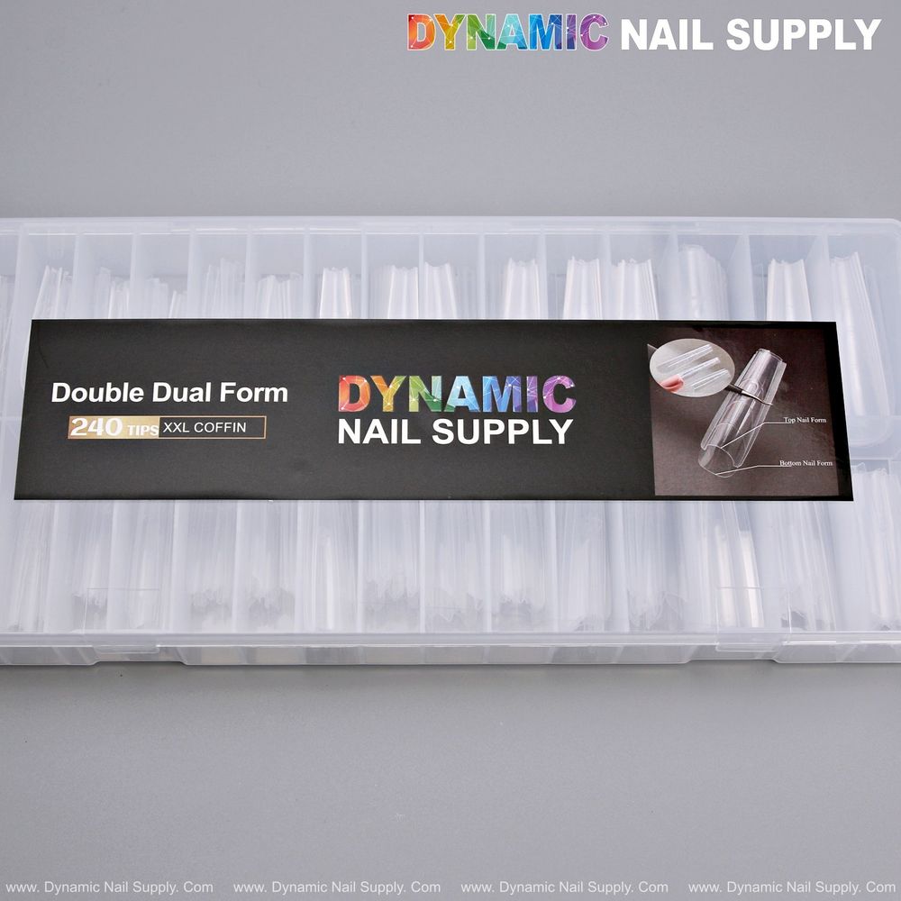 XXL coffin dual nail forms - 7